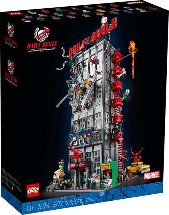76178 Daily Bugle Lego Marvel review completa