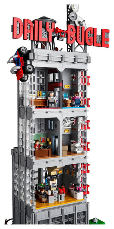 76178 Daily Bugle Lego Marvel set completo