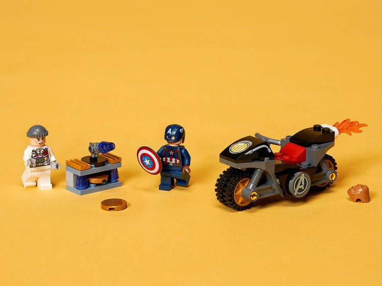 76189 Capitan America contra Hydra Lego Marvel review completa