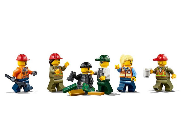 60198 Tren de mercancias Lego City minifiguras