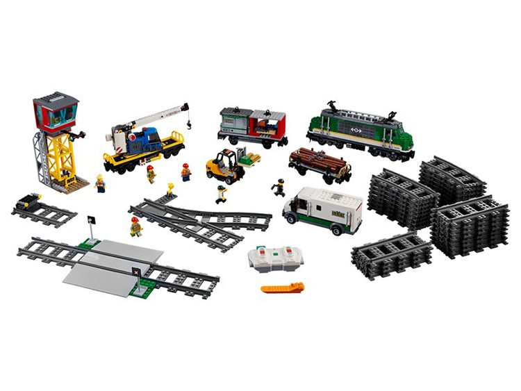 60198 Tren de mercancias Lego City set completo