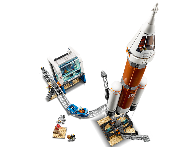 60228 Cohete Espacial de Larga Distancia y Centro de Control set completo