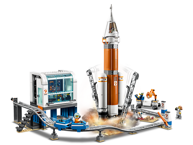 60228 Cohete Espacial de Larga Distancia y Centro de Control set