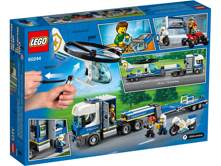 60244 Policia Camion de Transporte del Helicoptero Lego City compra online