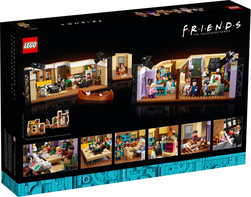 10292 apartamentos de friends set lego